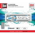 thumbnail image 3 of Dual Mcd237bt Marine Single-din In-dash Cd Receiver With Bluetooth, 3 of 4