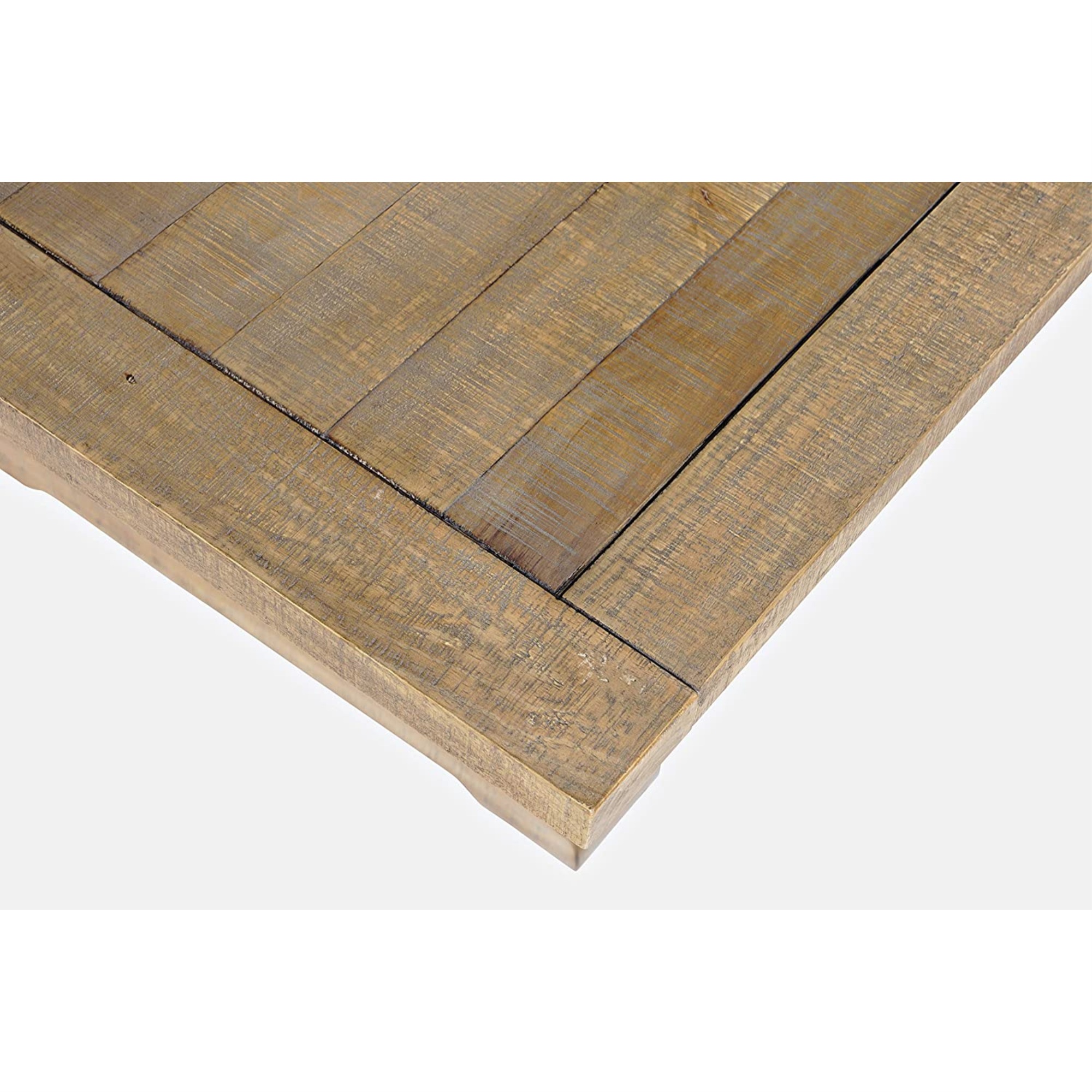 Jofran Carlyle Crossing Modern Rustic Solid Wood Extension 78" Dining Table