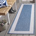 thumbnail image 1 of SAFAVIEH Beach House Wasif Bordered Indoor/Outdoor Area Rug, 1 of 9