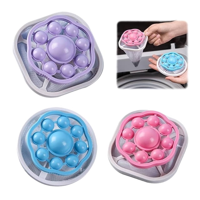 Floating Hair Filtering Mesh Removal Floating Hair Filtering Mesh Removal 2025 New Lint Remover For Washing Machine Pet Hair Catcher For Washing Machine Reusable Floating Mesh Hair Removal For Wash