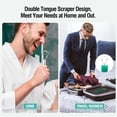 thumbnail image 5 of RONAVO Stainless Steel Tongue Cleaner, Gently Remove Tongue Coating and Promote Fresh Breath, Hygienic and Eco-conscious Tongue Scraper, Easy to Use/ Clean/ Travel, 5 of 7
