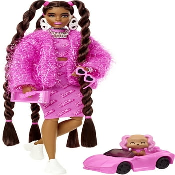 Barbie Extra Doll #14 in Fashion & Accessories, with Pet, 3 Year Olds & Up