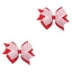 thumbnail image 3 of Guardurnaity Pinza para el pelo con lazo para niñas, alfileres multicapa, abrazadera en forma de corazón, pasadores decorativos, tocados, regalo rojo doble capa 2Conjunto, 3 of 6