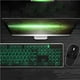 thumbnail image 5 of Iluminación De Carga Inalámbrica 104 - Tecla De Grabado Láser Mute Keyboard Mouse Combo - Green Light Moyic EL006504-00, 5 of 6
