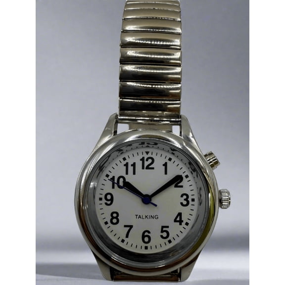 Talking Women's Watch Silver