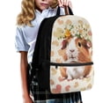 thumbnail image 3 of KUIFORTI Floral Penguin Pig Kids Backpacks Girls Cute Backpack for Elementary School Boys Lightweight Comfy Shoulder Backpack High Capacity School Girls Backpacks for Kids, 3 of 6