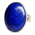 thumbnail image 5 of Anillo de Cystal Sunnimix Aniversario Mujer Ovalado Cyan Azul, 5 of 5