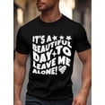 thumbnail image 1 of Men's T-Shirt,Short Sleeve Tee Shirt Casual Tops Abstract Quote Star Crew Neck T Shirts for Men, 1 of 8