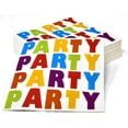 thumbnail image 6 of 100 Party Party Party Cocktail Napkins size 25*25 cm 18gsm, 6 of 7