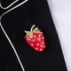 thumbnail image 2 of Broche con forma de fresa y fruta a la moda, alfileres de joyería, bolso para mujer, accesorios para bufandas, 2 of 6