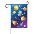 thumbnail image 1 of EREHome Solar System Garden Flag Outer Space Outdoor Flag Home Party 12x18 inches, 1 of 1