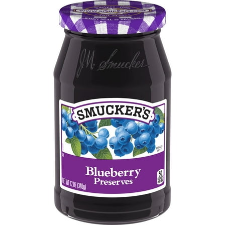 Smucker's Blueberry Preserves, 12 Ounces