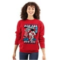 thumbnail image 3 of Cool Kanji Street Fighter Retro Ryu Unisex Plus Size Sweatshirt Brisco Brands 4X, 3 of 5