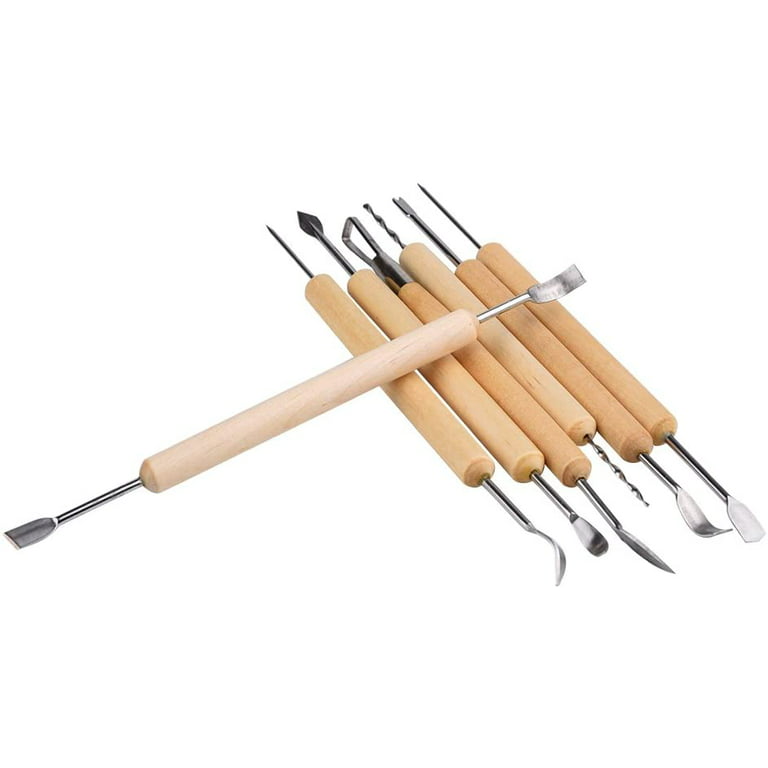  Zittop Polymer Clay Sculpting Tools Set - 5 Pcs Pottery Tool  Kit - Ceramic Pottery & Clay Ribbon Wood Modeling Tools Kit (5 Pack) :  Arts, Crafts & Sewing
