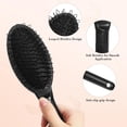 thumbnail image 3 of 3Pcs Wig Brush Comb Set, Loop Wig Brush Hair Extension Wide-Tooth and Edge Combs for Human Wigs and Synthetic Extension, 3 of 7