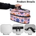 thumbnail image 4 of HELLHERO Cartoon Floral Handheld Garment Steamer Case with Smooth Zipper Zipper Handle Thanksgiving, Bag Only, 4 of 5