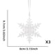 thumbnail image 3 of 3PCS Christmas Decorations Christmas Clear Plastic Pendants Christmas Tree Layout Snow Pendants, 3 of 6