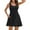 Black Summer Dresses Clearance, variant on OSFVNOXV Tennis Dress for Women with Pockets,Summer UPF50 Boho Mini Dress,U Neck Loose Fit Tiered Ruffle Short Beach Dress