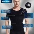 thumbnail image 4 of Lilvigor SecondSkin Men's Shaper Cooling T-Shirt, Suitable for Sports and Fitness Running, Skipping Rope, Gym Workout, 4 of 7