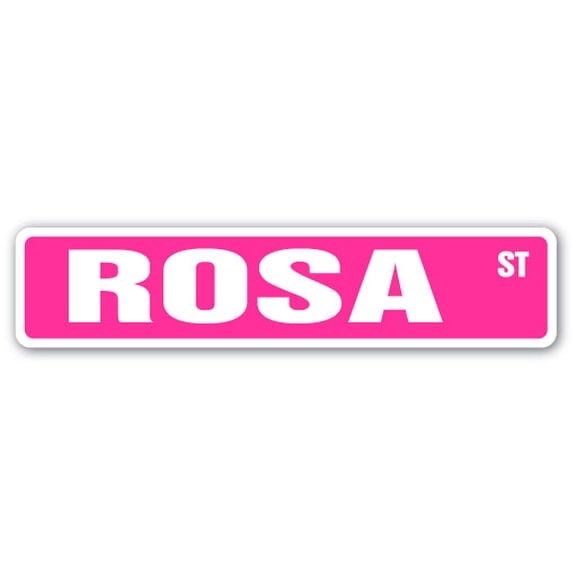 ROSA Street Sign Childrens Name Room Sign | Indoor/Outdoor |  18" Wide