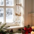 thumbnail image 6 of JeashCHAT Clear Plastic Christmas Tree Ornaments Transparent Reindeer Hanging Pendant with Glitter Sequins, Christmas Tree Decorations, Xmas Gifts, 6 of 6