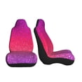 thumbnail image 3 of Sikiie Light Purple Glitter Car Seat Covers 2PCs Front Car Seat Covers Universal fit for Most Cars SUVs and Trucks-1, 3 of 9