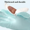 thumbnail image 5 of Lilixerw Rubber Cleaning Gloves,Household Kitchen Dishwashing Gloves with Cotton Flocked Liner,Long Cuff 19 Inches,Reusable,Non-Slip,for Washing Clothes Gardening, 5 of 6