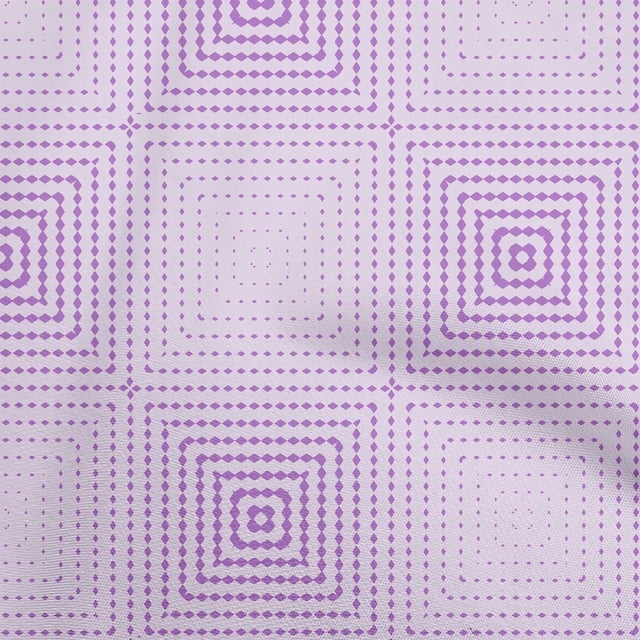 oneOone Velvet Medium Purple Fabric Geometric Sewing Craft Projects Fabric Prints By Yard 58 Inch Wide