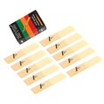 thumbnail image 1 of 10pcs Set Professional Saxophone Reed Set Tone With Strength 1.5 2.0 2.5 3.0 3.5 4.0 For Soprano Saxophone Reed, 1 of 1