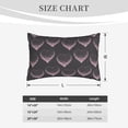 thumbnail image 4 of Fotbe pink hearts Pattern Pillow Cases - Envelope Closure - Luxury, Extra Soft, Cooling Pillow Covers - Wrinkle, Fade, Stain Resistant-16"x24", 4 of 6