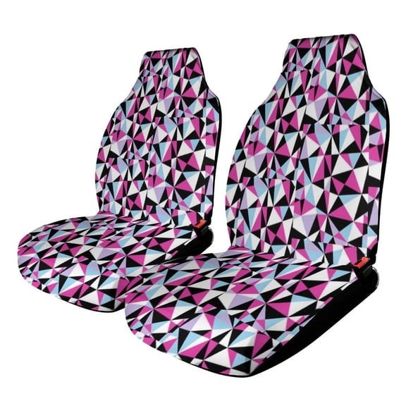 Abbey Bominable Car Seat Covers Front Seats Universal Fit for Cars SUV Truck Auto Interior Accessories