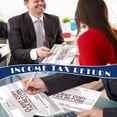 thumbnail image 4 of 50 Pcs Copy Tax Return Envelope 13 x 9.8 Inch Tax Return Envelopes for Preparers Paper Security Envelopes for Customers Office Sc, 4 of 7