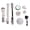 Off-White, variant on LAZIOEGR Electric Spin Scrubber Extendable Floor Cleaning Brush Cordless Bathroom Car EU Plug 21.65 inches / 55 cm