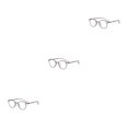 thumbnail image 2 of Qarigey Gafas de lectura Gafas de lectura Moda Colgante Elegante Montura progresiva de larga duración Lupa Gris transparente Type1 NO1, 2 of 6