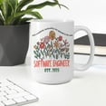 thumbnail image 3 of Software Engineer Mug 11oz 15oz – Custom Name Ceramic Coffee Cup – Great Gift for Developers – Nature-Inspired Mug for Office or Home, 3 of 6