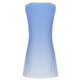 thumbnail image 5 of onlyliua Boho Dresses for Women 2025 Sleeveless Crew Neck Gradient Cutout Tank Dresse Pleated Design Loose Fit Pleated Design Cotton Trendy for Casual Wear Deals of the Day Clearance, 5 of 5