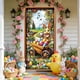 thumbnail image 5 of CaiYueKe Easter Door Cover Curtain Decoration for Spring Holiday Party, Bunny Egg Themed Hanging Door Banner Wall Decor, Festive Home Indoor Outdoor Welcome Sign with Religious Cross Pattern, 5 of 7