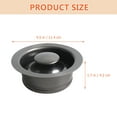 thumbnail image 5 of HAMPPLIES 1Pcs Sink Flange for Garbage Disposal Kitchen Sink Drain Cover 4.5x4.5x1.7in, 5 of 8