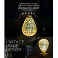 thumbnail image 6 of LINLIN 3D Firework Bulb Starry Light Bulb E27 AC 85-220V 4W Retro Edison Bulb Warm White Light for Holiday Christmas Decoration Bar Glass LED Lamp, 6 of 9