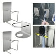 thumbnail image 2 of MasteelfCA 3pcs Punch-free Storage Holders Toothbrush Brackets Wall-mounted Toothpaste Rack for Restroom Bathroom Kitchen, 2 of 8
