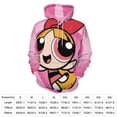 thumbnail image 2 of The Powerpuff Girls Unisex Sweatshirts Loose Pullover Sweater Hooded Hoodie 3D Printing Jacket Winter Fall Clothes 2XL, 2 of 7