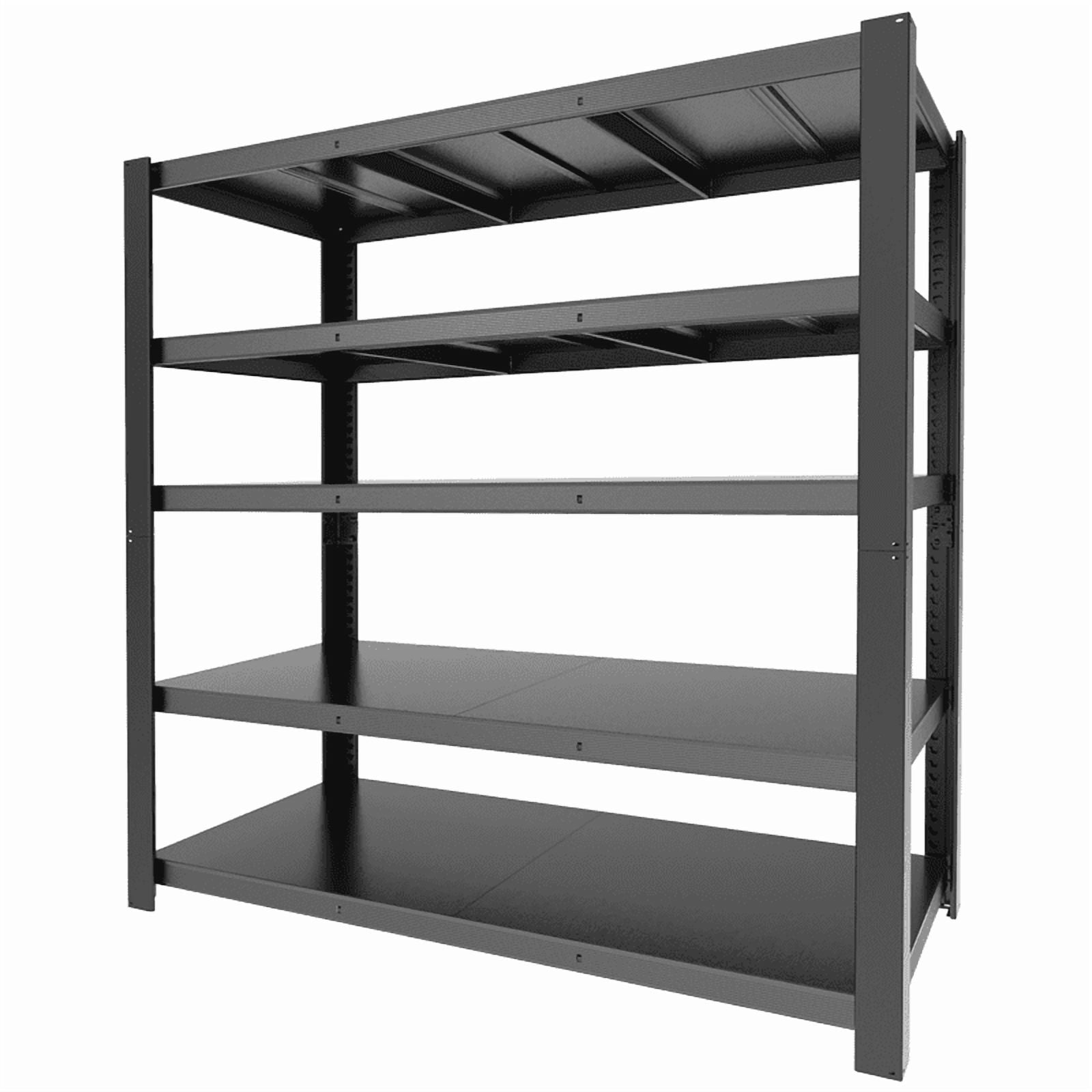 Garage Shelving Unit, Heavy Duty Storage Shelves, Adjustable Metal Rack, Industrial Shelving