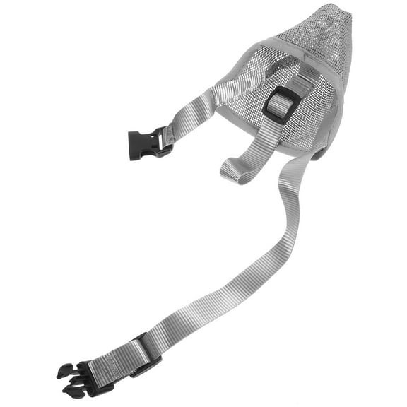 LULULION Breathable Elastic Mesh Dog Muzzle 2pcs Prevents Barking and Chewing for Outdoor Use