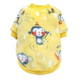 thumbnail image 1 of Chaleco de franela suave para mascotas, ropa cálida de invierno para perros pequeños, con estampado de dibujos animados, para cachorros y gatos, abrigo para bulldog francés y yorkshire terrier., 1 of 6