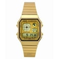 thumbnail image 1 of Casio Vintage Montre Unisexe Numérique en Acier Inoxydable à Quartz A130WEG-9A, 1 of 2