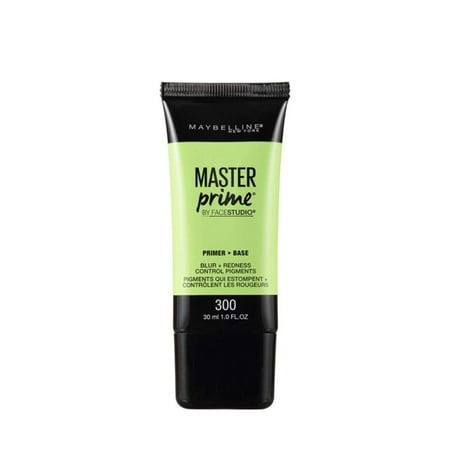 Pigment Control Solution - Maybelline Face Studio Master Prime Primer, Blur + Redness Control, 1 Fluid Ounce - 1-Count - Blur + Redness Control Pigments