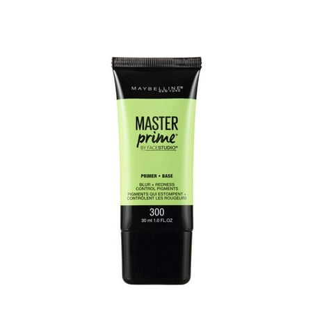 Maybelline Face Studio Master Prime Primer, Blur + Redness Control, 1 Fluid Ounce - 1 Count - Blur + Redness Control (Best Redness Reducing Primer)