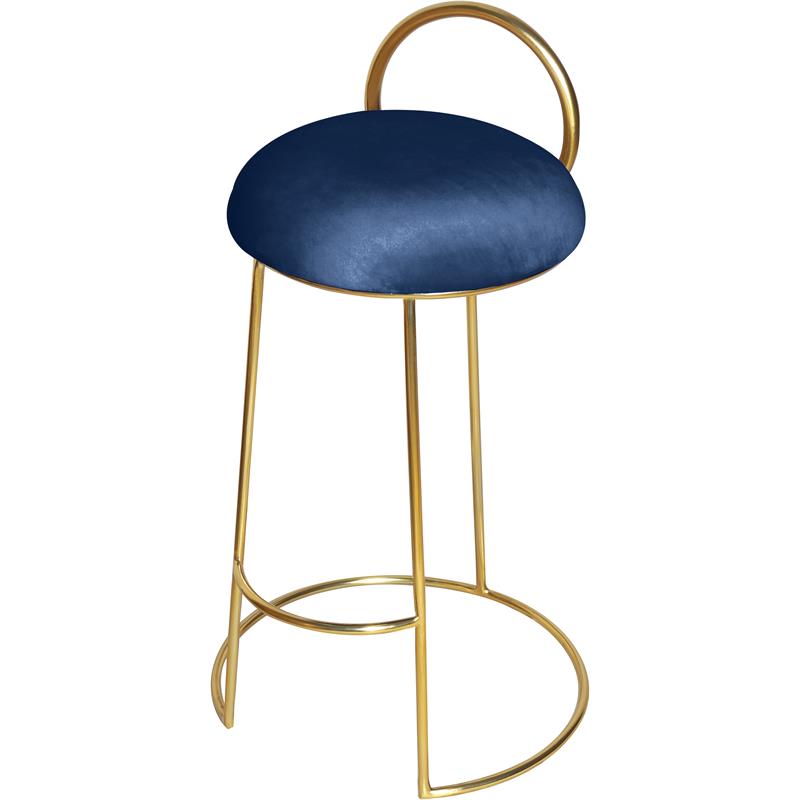 zeta velvet bar stool