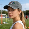 thumbnail image 4 of Soccer Hat, USA CAN MEX 2026 Merchandise, Breathable Cotton Adjustable Hat, Printed Baseball Cap for Football Fans Match Day Wear, 4 of 6