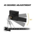 thumbnail image 6 of 15-Pack Heavy Duty Closet Door Handlesets - Modern Square Panel Design with Privacy Door Knob & Black Exterior Door Handle - Perfect for Bedroom, Bathroom & Hallway, 6 of 8